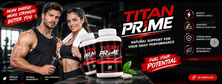 Fit couple in the gym with Titanprime bottles